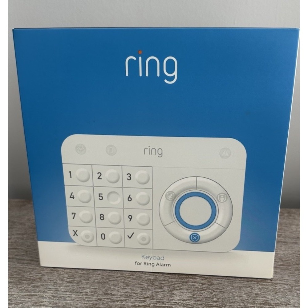Sealed Box RING Alarm Keypad Security NEW In Box Install Accessories